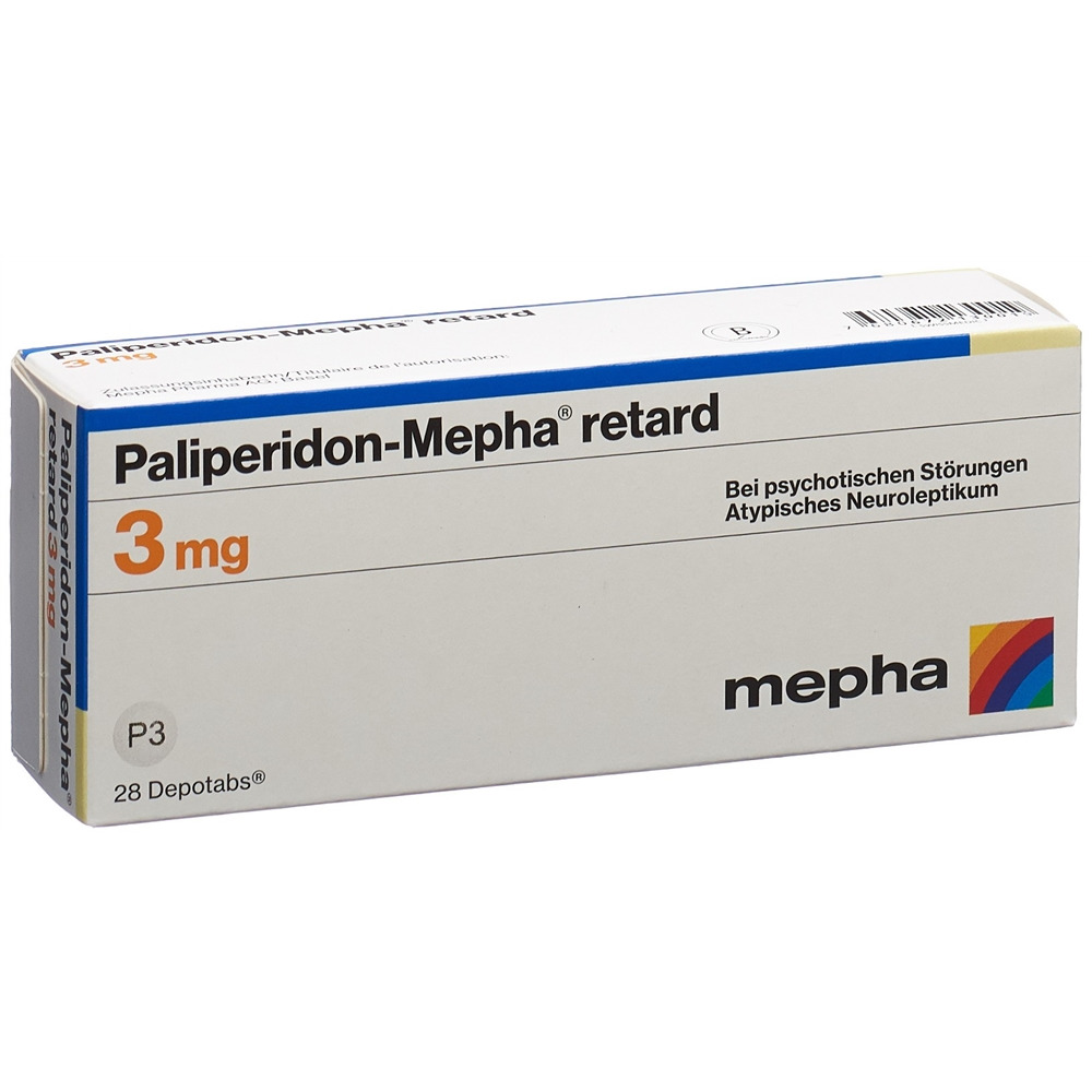 PALIPERIDON Mepha retard cpr ret 3 mg 28 pce