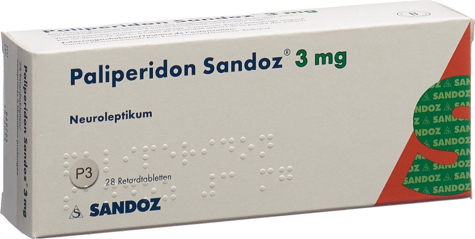 PALIPERIDON Mepha retard cpr ret 3 mg 28 pce