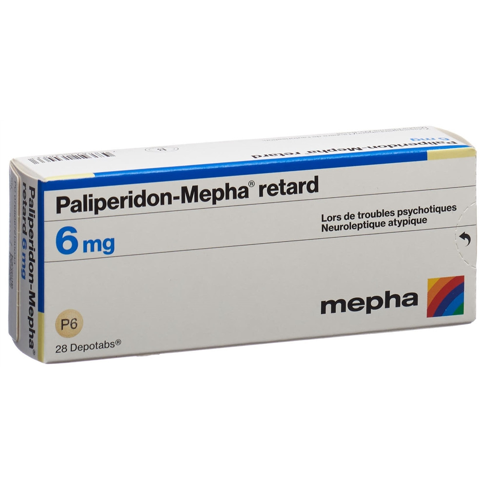 PALIPERIDON Mepha retard cpr ret 6 mg 28 pce