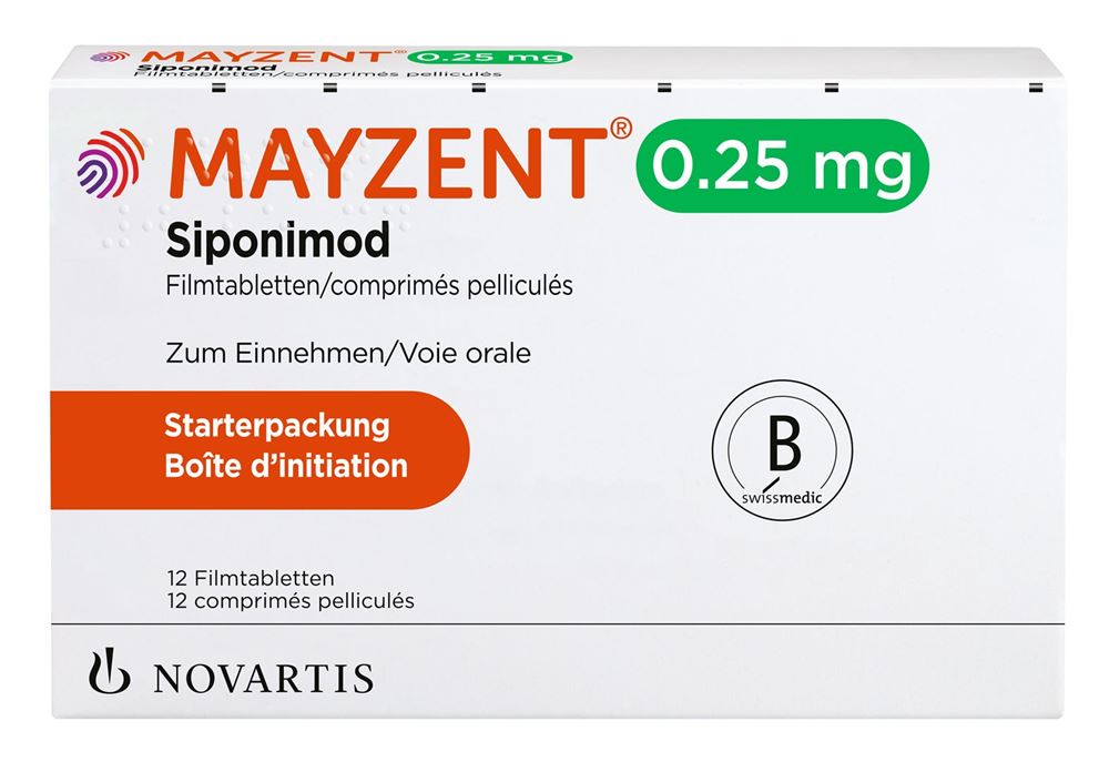 MAYZENT cpr pell 0.25 mg 12 pce