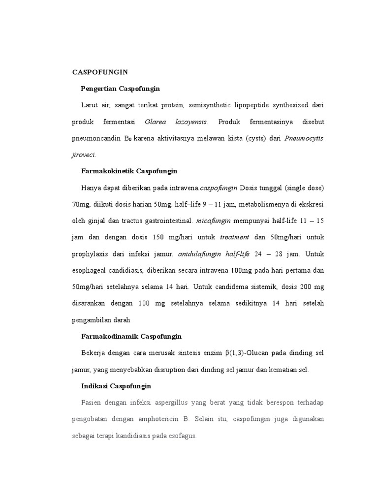 CASPOFUNGIN Mepha subst sèche 70 mg flac