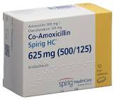 Co-Amoxicillin Spirig HC 625 mg (500/125), Filmtabletten