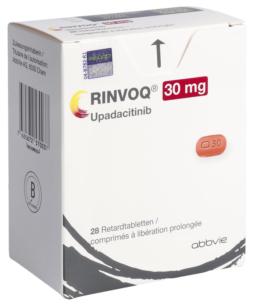 RINVOQ comprimé à libération prolong. 30 mg 28 pce