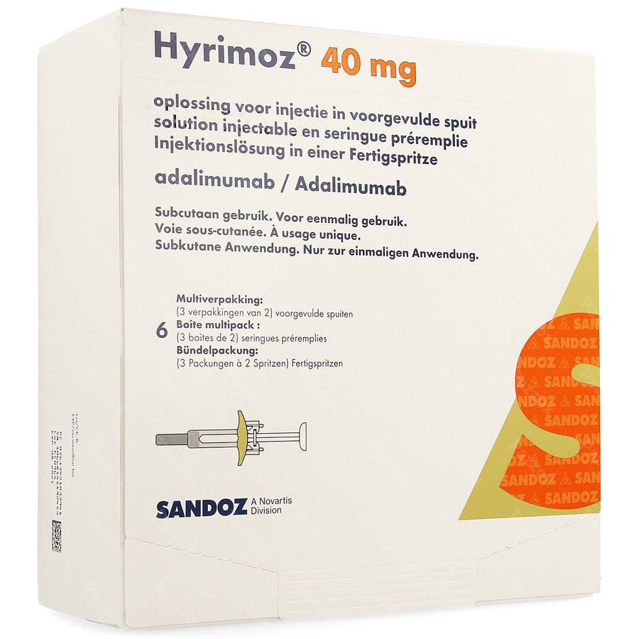 HYRIMOZ sol inj 40 mg/0.4ml ser pré 0.4 ml