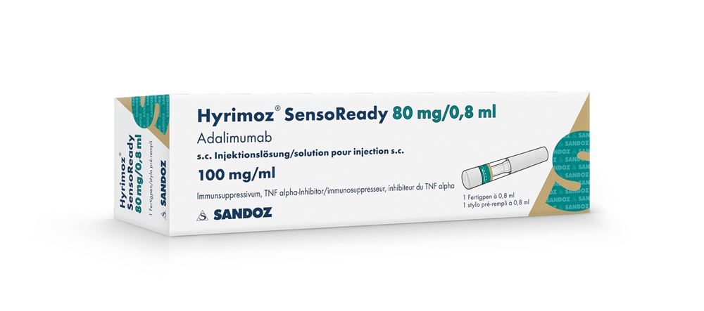 HYRIMOZ SensoReady sol inj 80 mg/0.8ml 0.8 ml