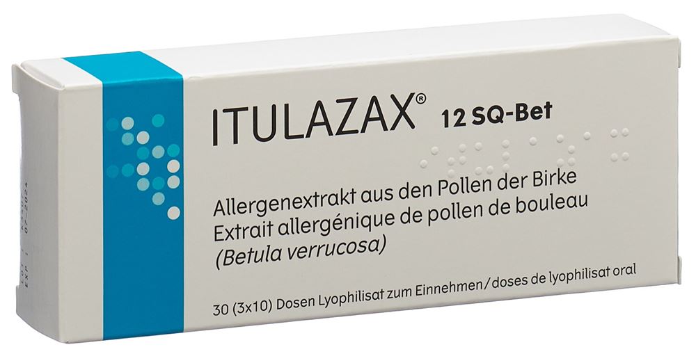 Itulazax, Lyophilisat zur sublingualen Anwendung