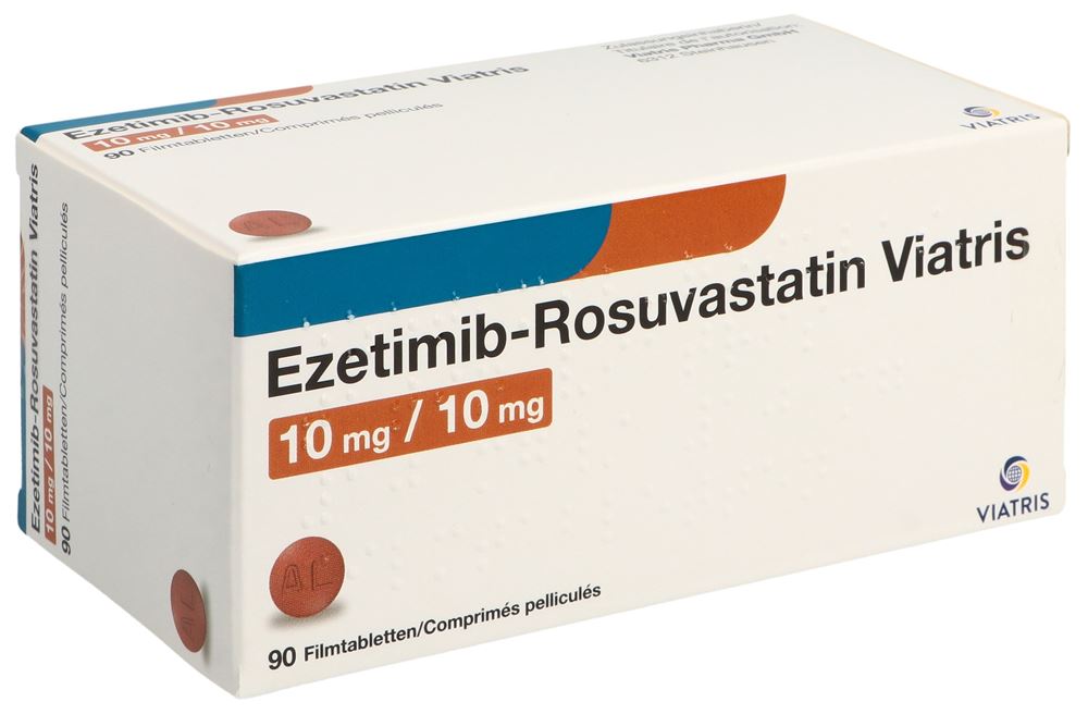 EZETIMIB ROSUVAST Viatris cpr pell 10/10mg 90 pce