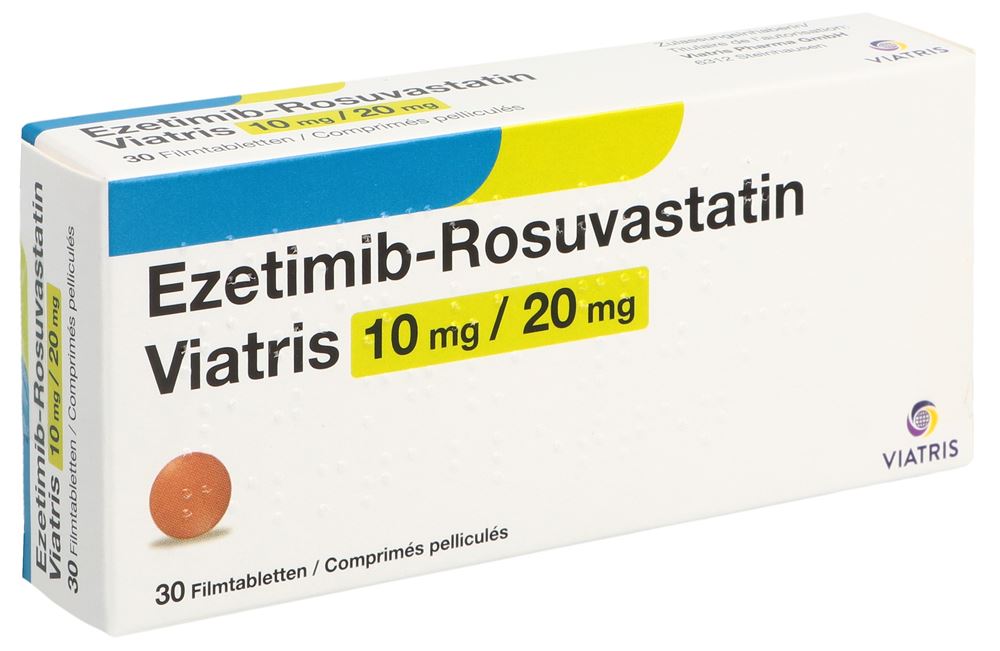 EZETIMIB ROSUVAST Viatris cpr pell 10/20mg 30 pce