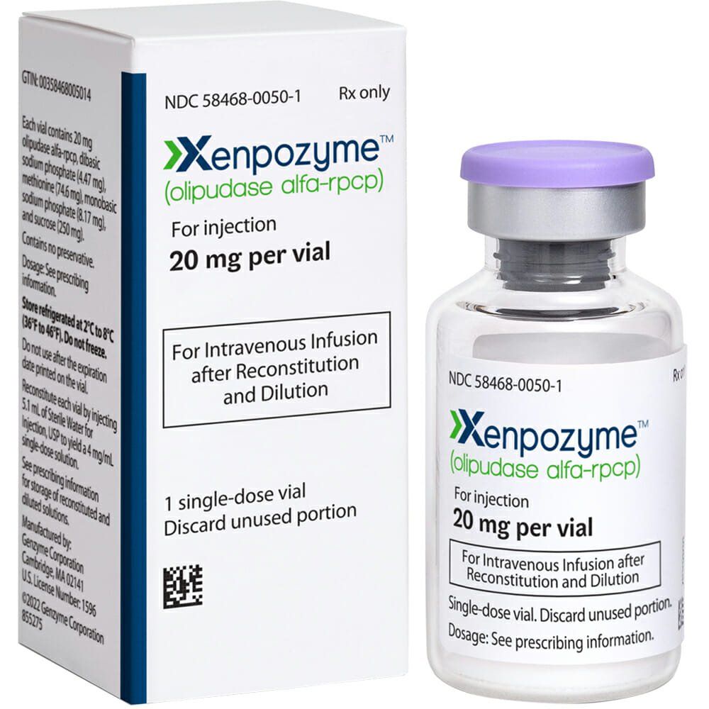 Xenpozyme 20 mg, poudre pour solution à diluer pour perfusion