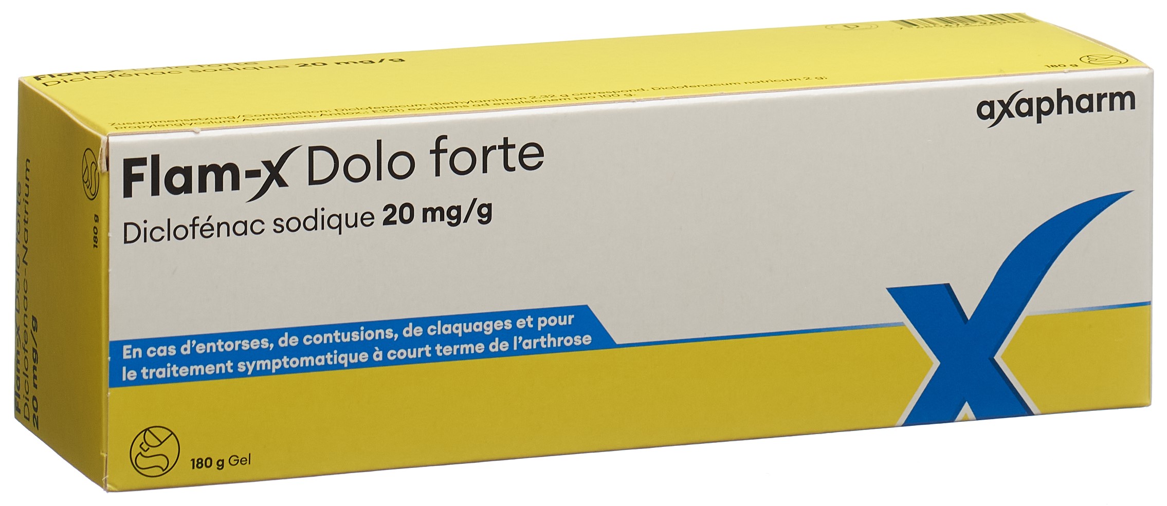 Flam-X Dolo forte, 180 g gel