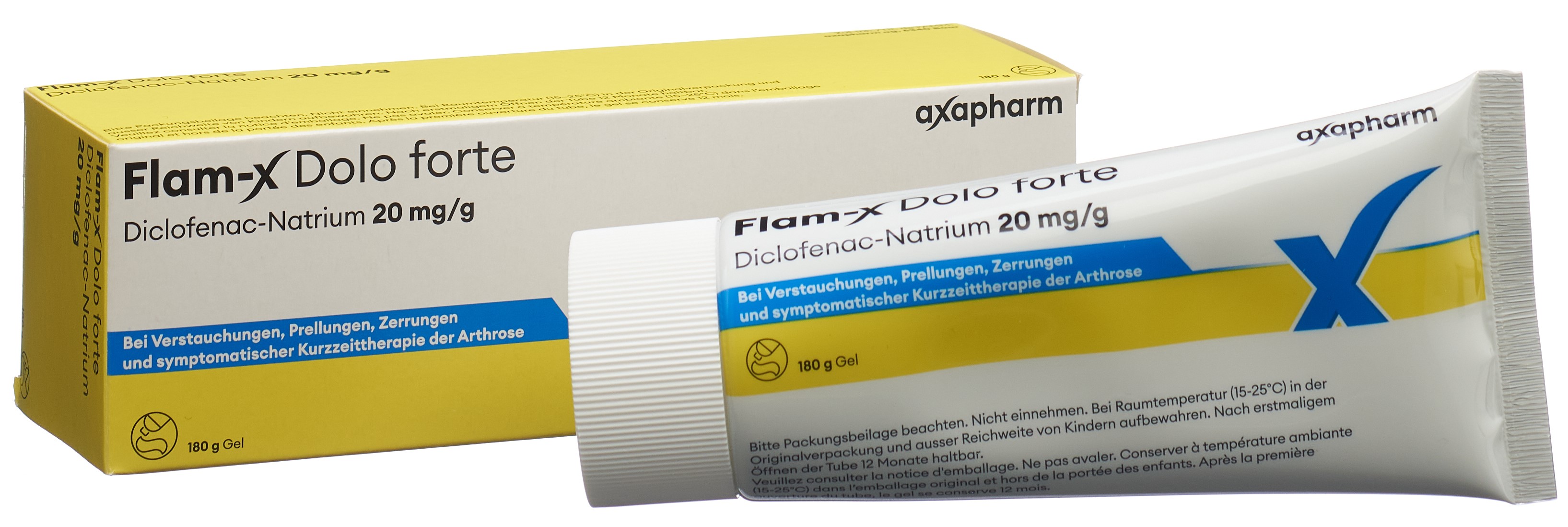 Flam-X Dolo forte, 180 g gel