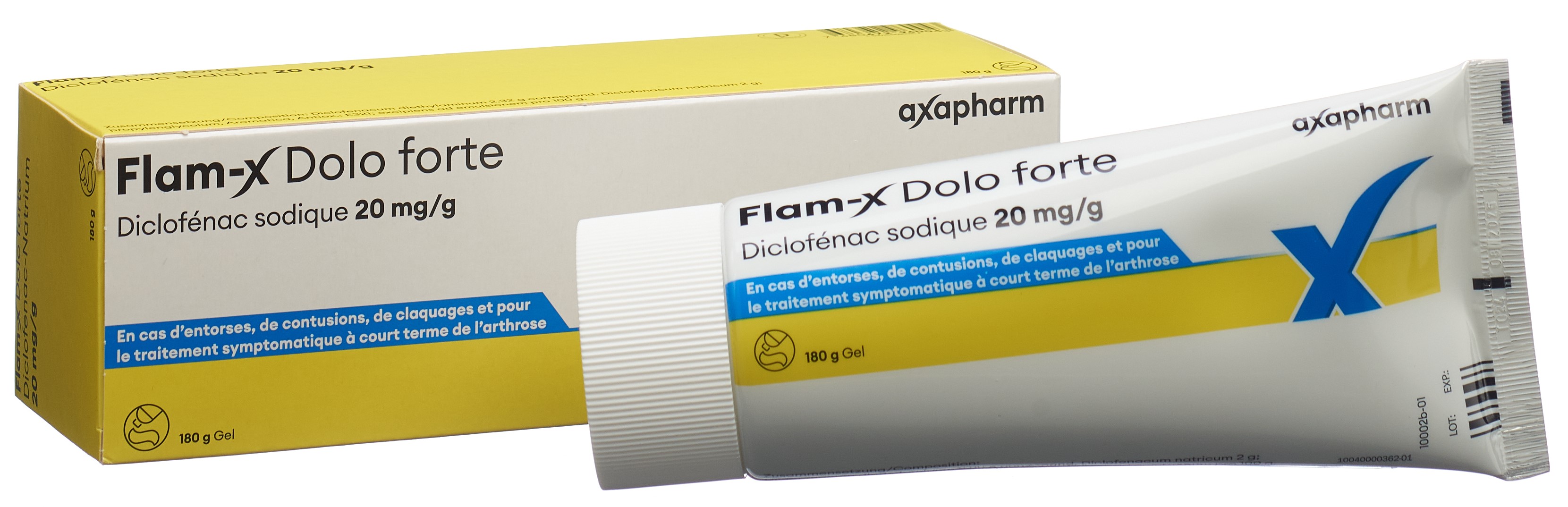 Flam-X Dolo forte, 180 g gel