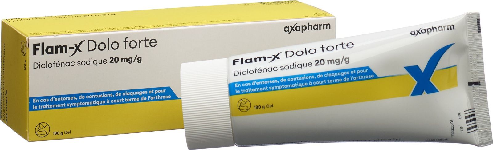 FLAM-X Dolo forte 2 % gel 180 g