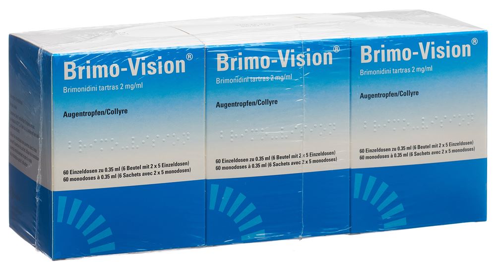 BRIMO-VISION gtt opht 2 mg/ml 180 monodos 0.35 ml