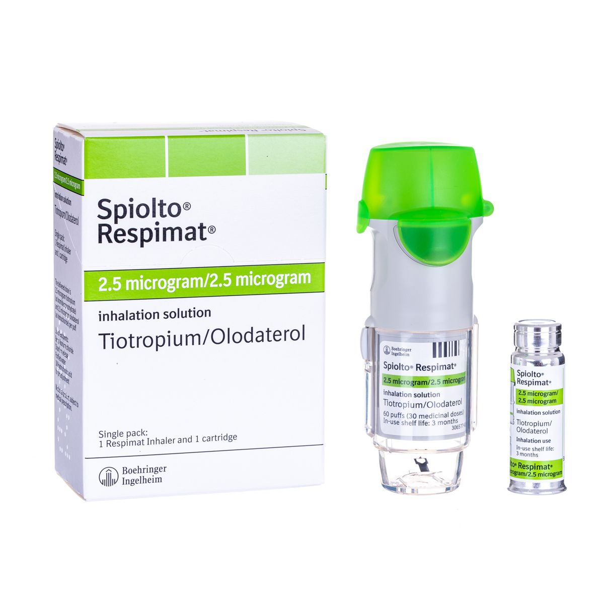 Spiolto Respimat 2.5 mcg / 2.5 mcg, Lösung zur Inhalation (wiederverwendbar)