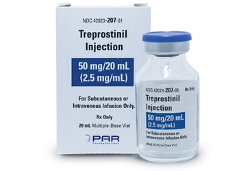TREPROSTINIL OrPha sol perf 2.5 mg/ml 10 ml