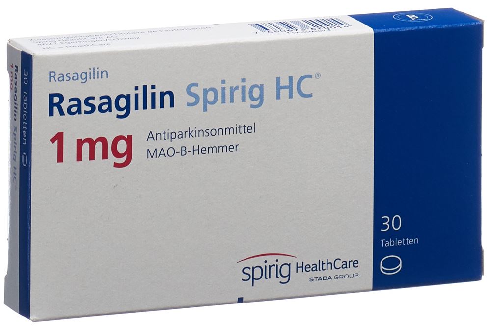 RASAGILINE Spirig HC cpr 1 mg 30 pce