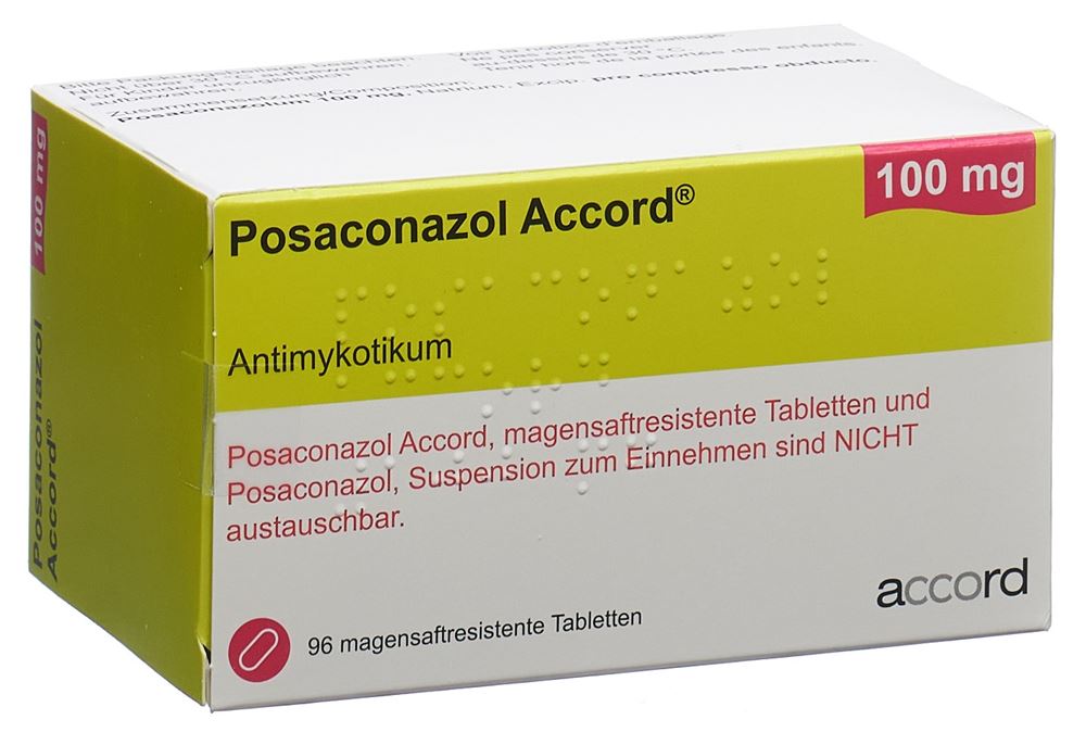 POSACONAZOL Accord cpr pellic 100 mg 96 pce
