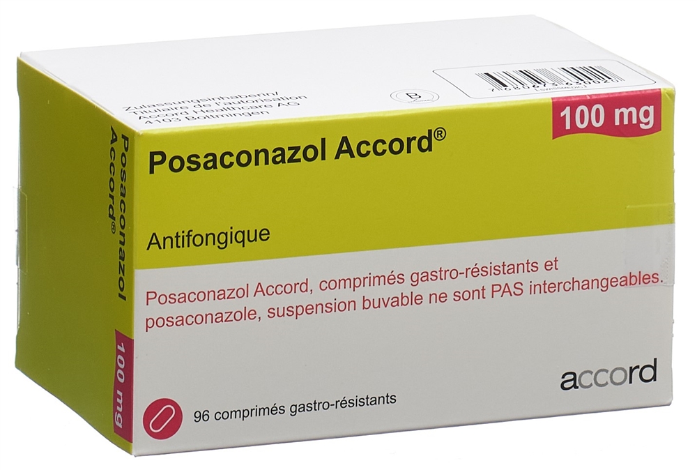 POSACONAZOL Accord cpr pellic 100 mg 96 pce