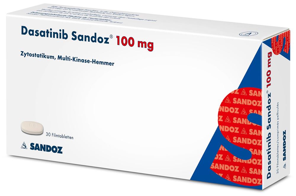 DASATINIB Sandoz cpr pell 100 mg 30 pce
