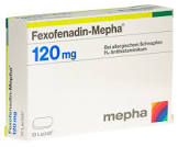 FEXOFENADIN Mepha Lactab 120 mg 10 pce
