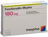 FEXOFENADIN Mepha Lactab 180 mg 10 pce