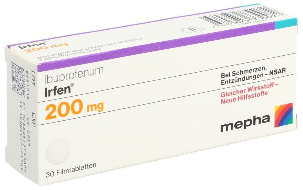 IRFEN cpr pell 200 mg 30 pce