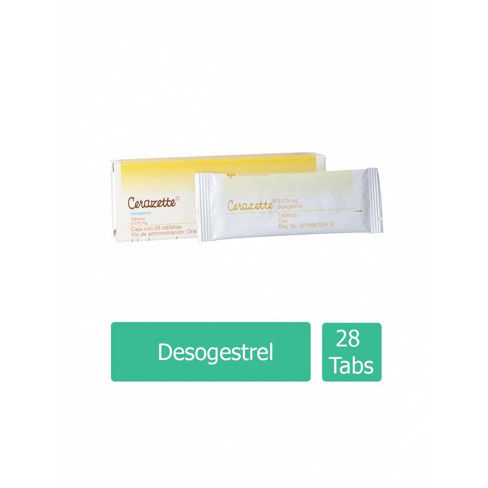 Cerazette 0.075 mg, Filmtabletten