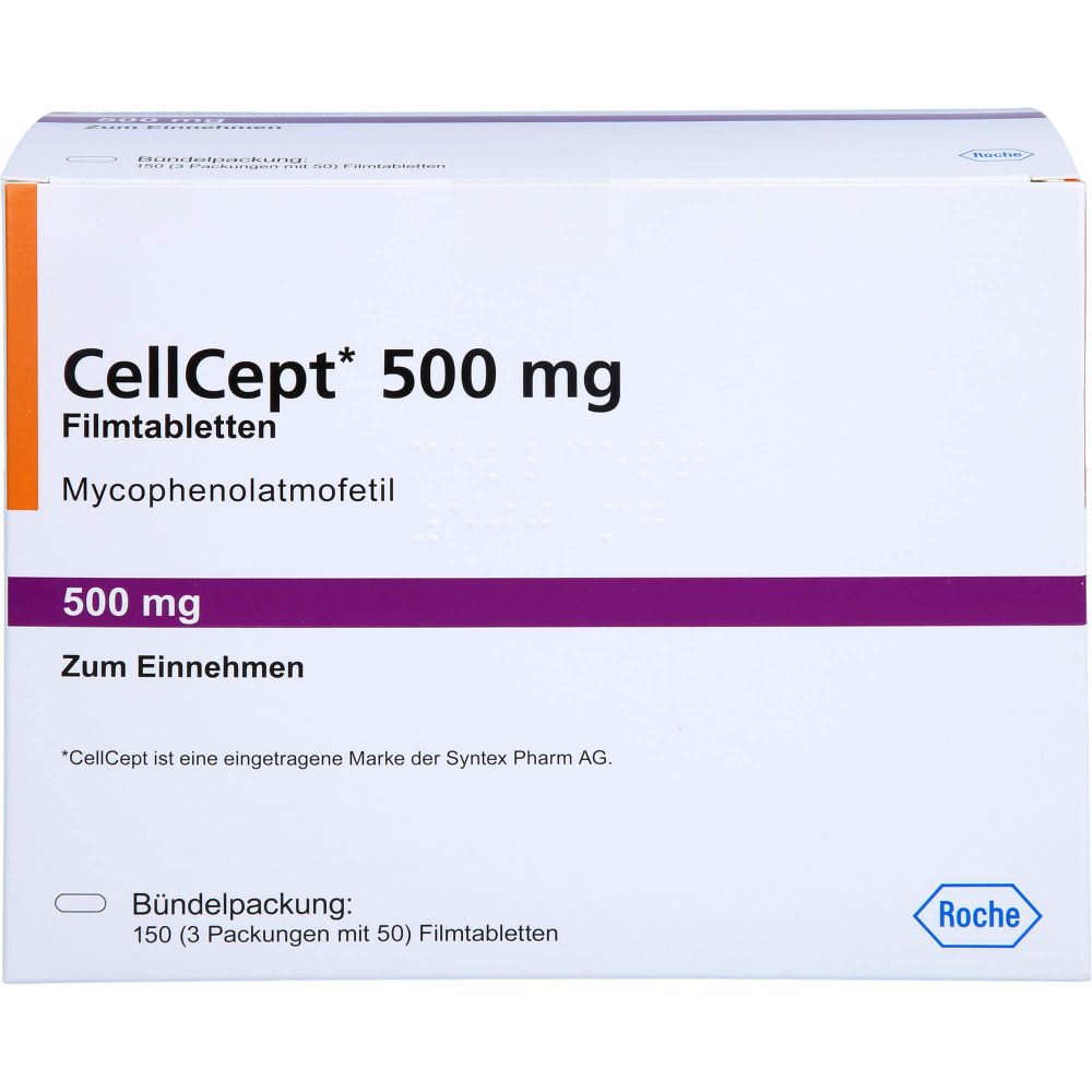 Cellcept 500 mg, Filmtabletten