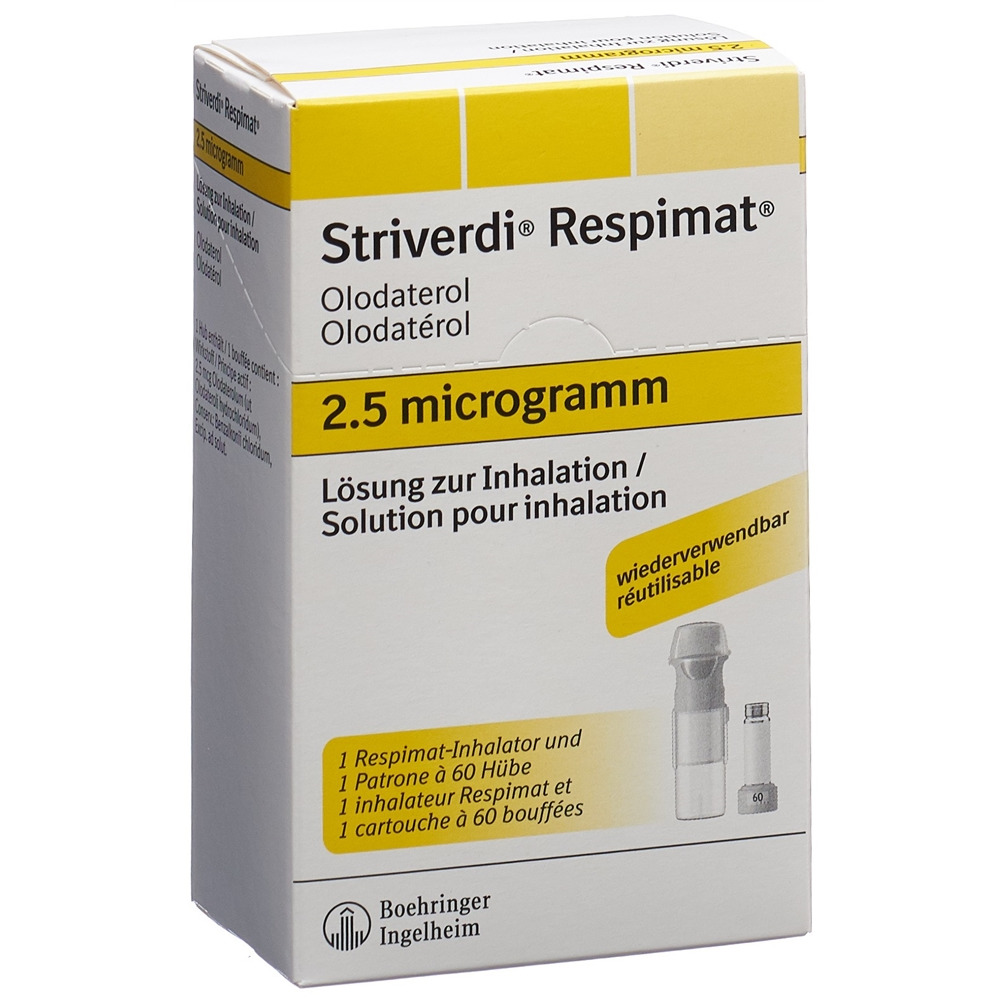 Striverdi Respimat 2.5 mcg, Lösung zur Inhalation (wiederverwendbar)