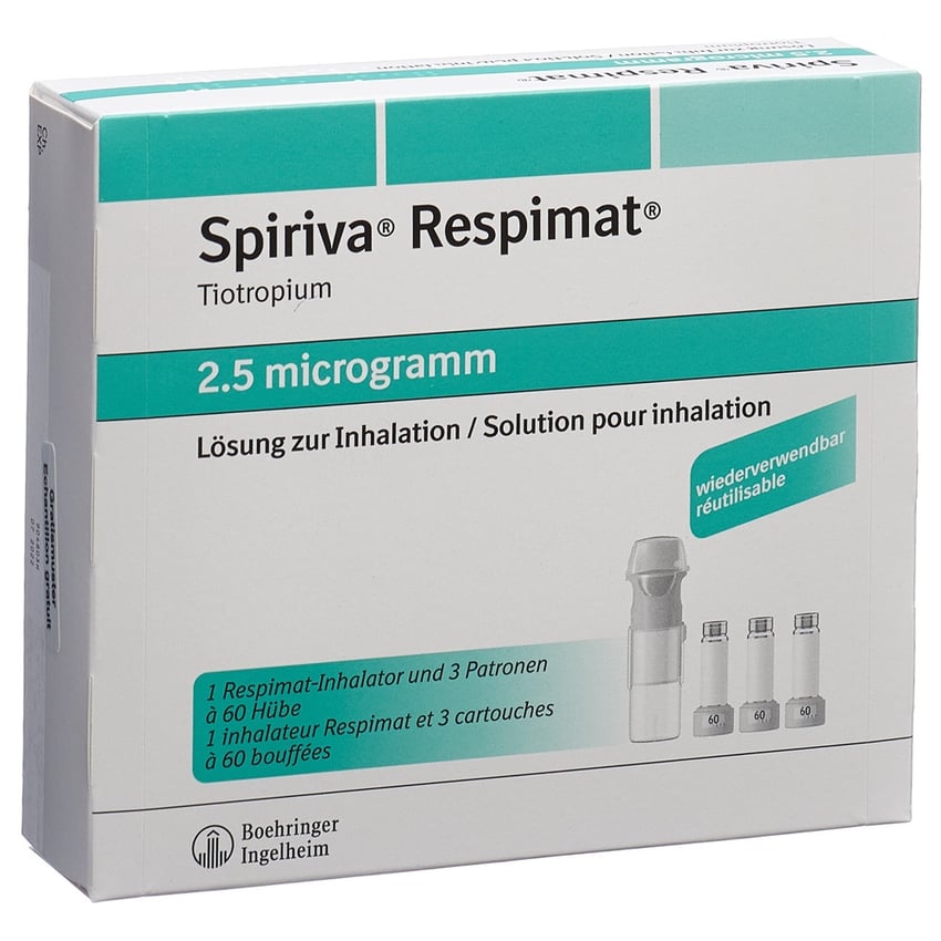 Striverdi Respimat 2.5 mcg, Lösung zur Inhalation (wiederverwendbar)