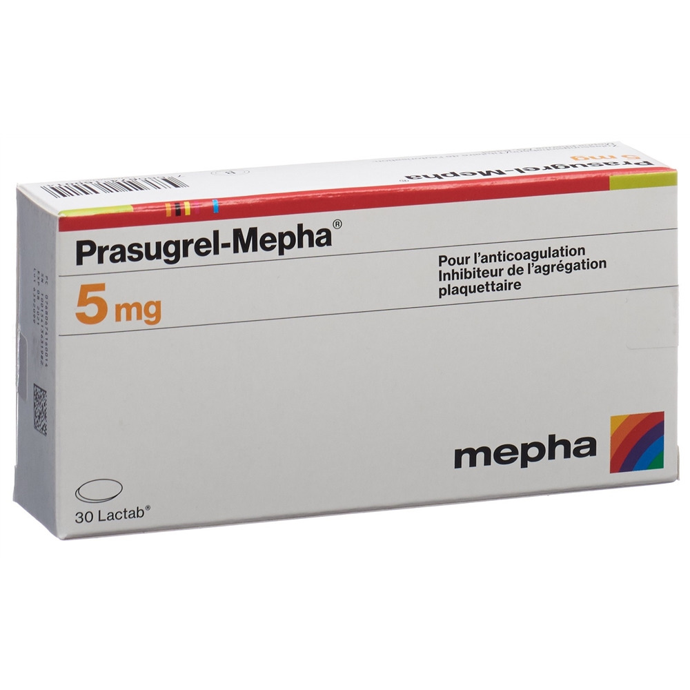 PRASUGREL Mepha Lactab 5 mg 30 pce