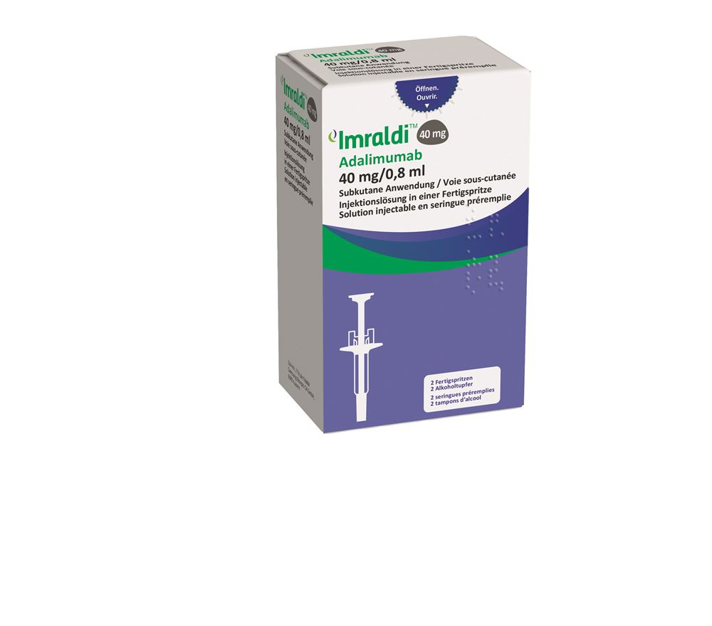 Imraldi 40 mg/0.4 ml, Injektionslösung in einer Fertigspritze