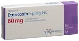 ETORICOXIBE Spirig HC cpr pell 60 mg 30 pce