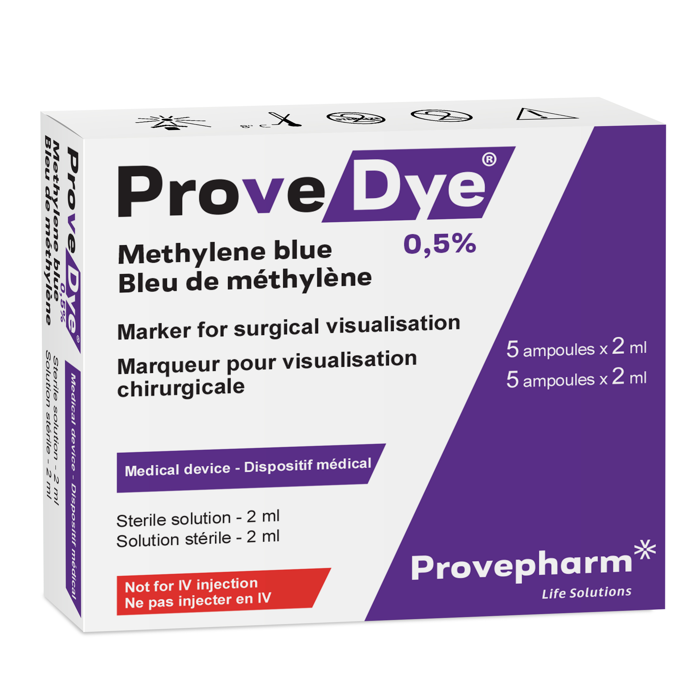 Methylthioniniumchlorid Proveblue 5 mg/ml, Injektionslösung
