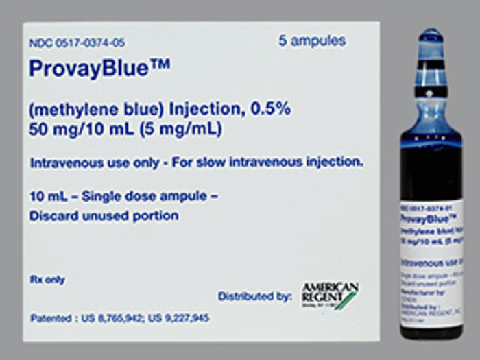Methylthioniniumchlorid Proveblue 5 mg/ml, Injektionslösung