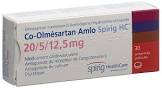 CO-OLMESARTAN AMLO Spirig HC 20/5/12.5mg 100 pce