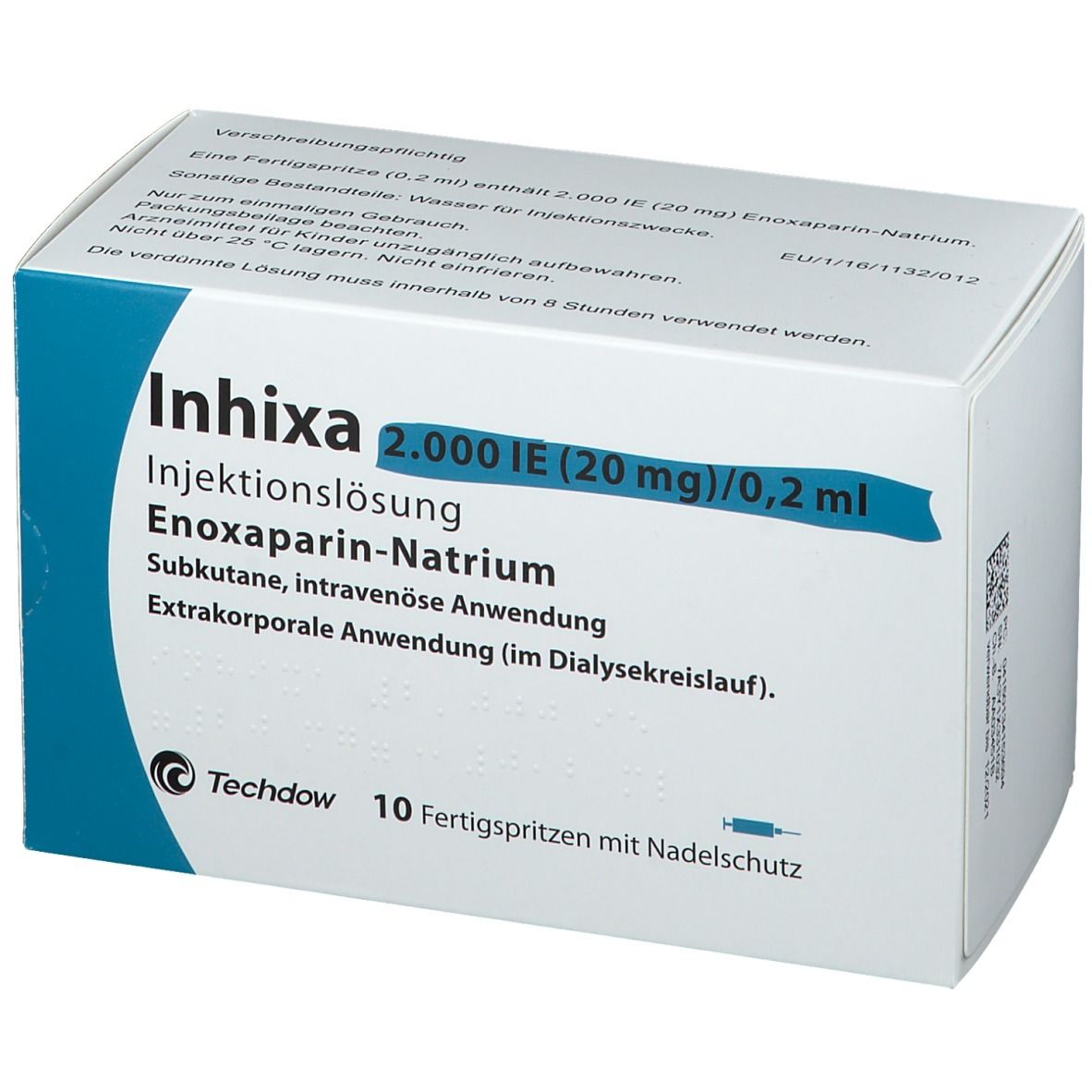Inhixa 2000 IE (20 mg), Injektionslösung