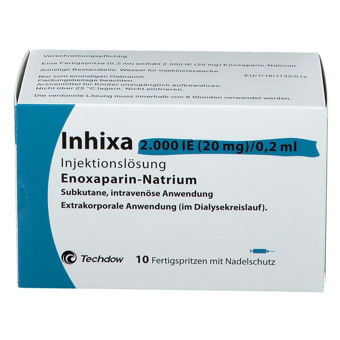 Inhixa 2000 IE (20 mg), Injektionslösung