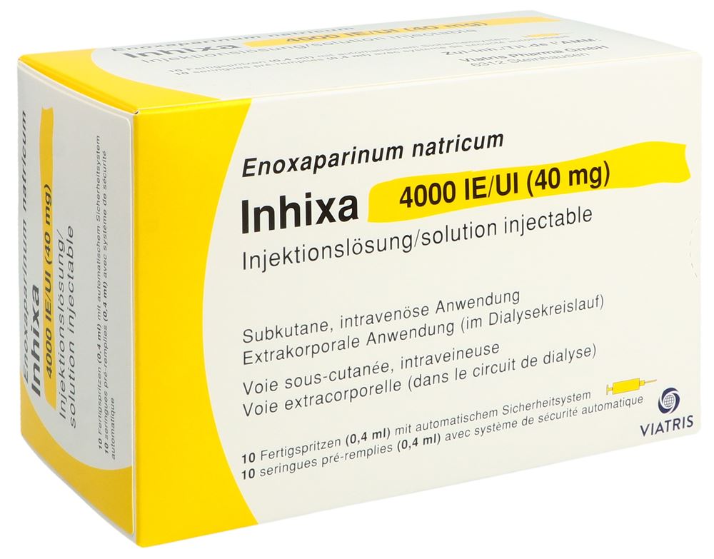 INHIXA sol inj 40 mg/0.4ml 10 ser pré 0.4 ml