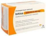 Inhixa 6000 IE (60 mg), Injektionslösung