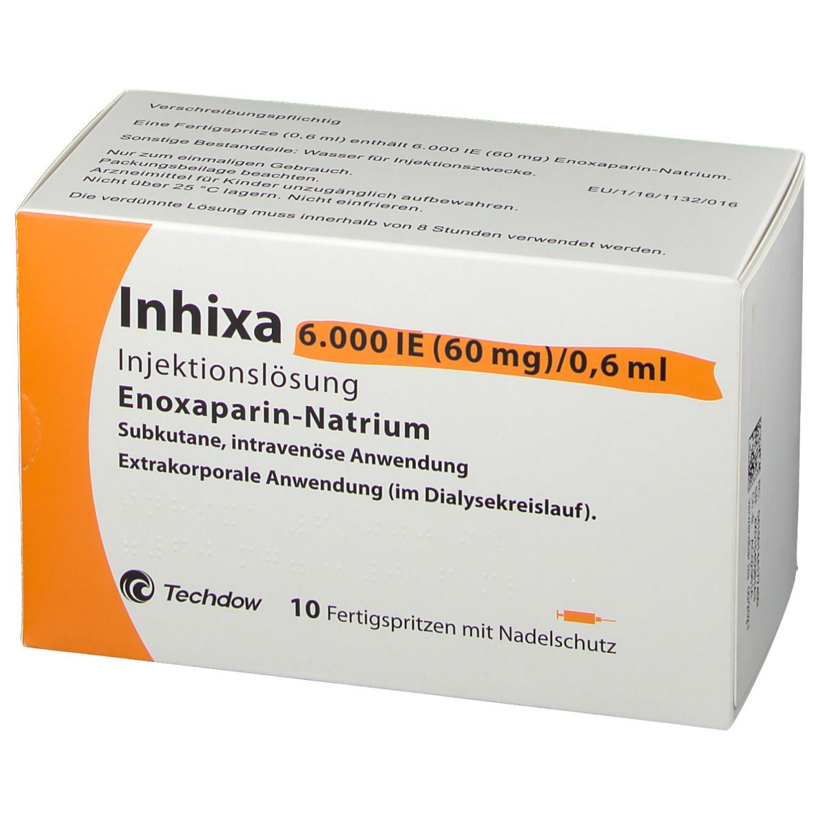 Inhixa 6000 IE (60 mg), Injektionslösung