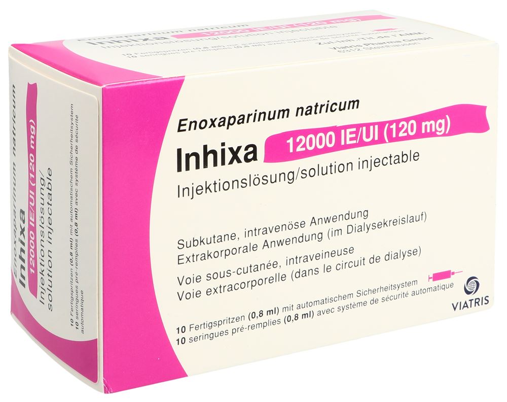 INHIXA sol inj 120 mg/0.8ml 10 ser pré 0.8 ml