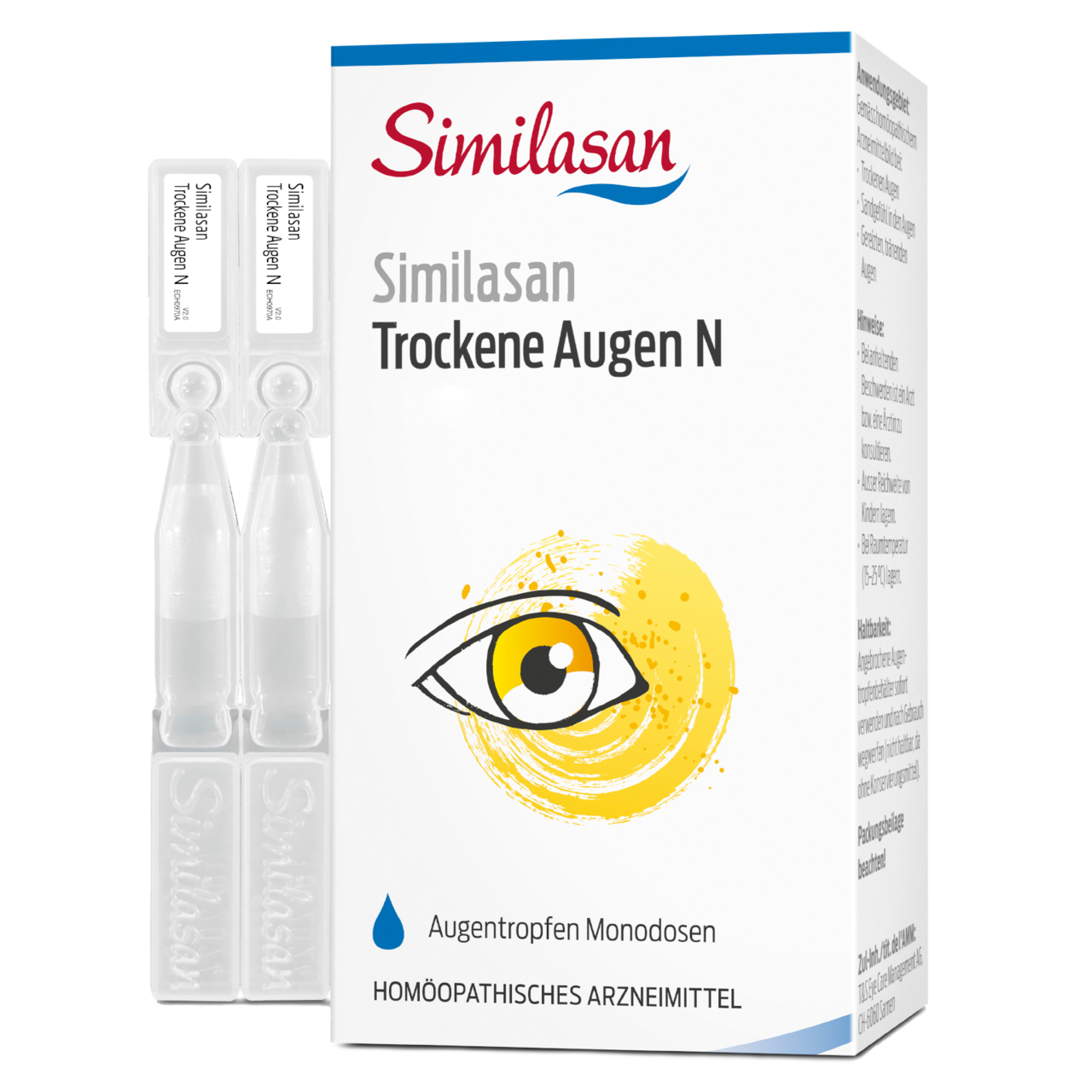 SIMILASAN yeux secs N monodoses 20 x 0.4 ml
