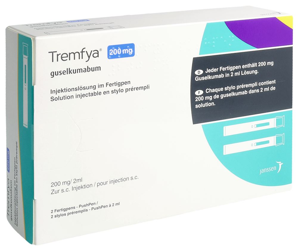 TREMFYA 200 mg/2 ml sol inj stylo pré 2 pce
