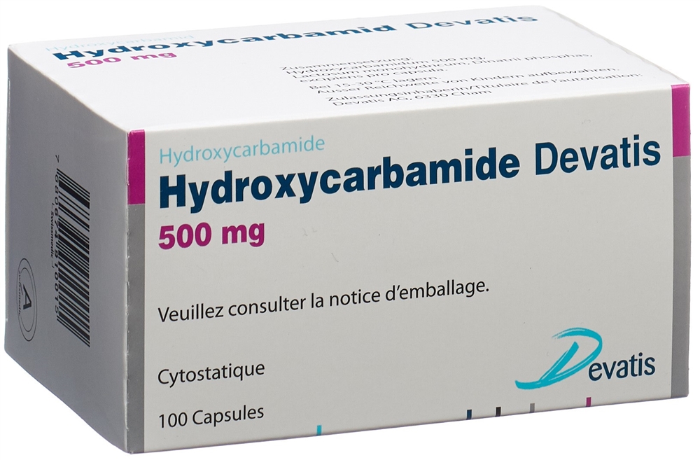 HYDROXYCARBAMIDE Devatis caps 500 mg 100 pce