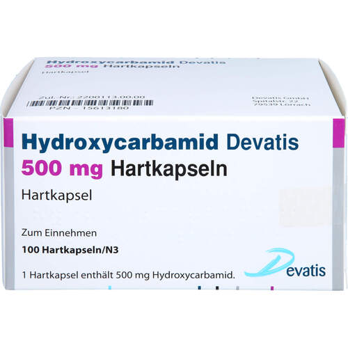 Hydroxycarbamid Devatis 500 mg, Kapseln