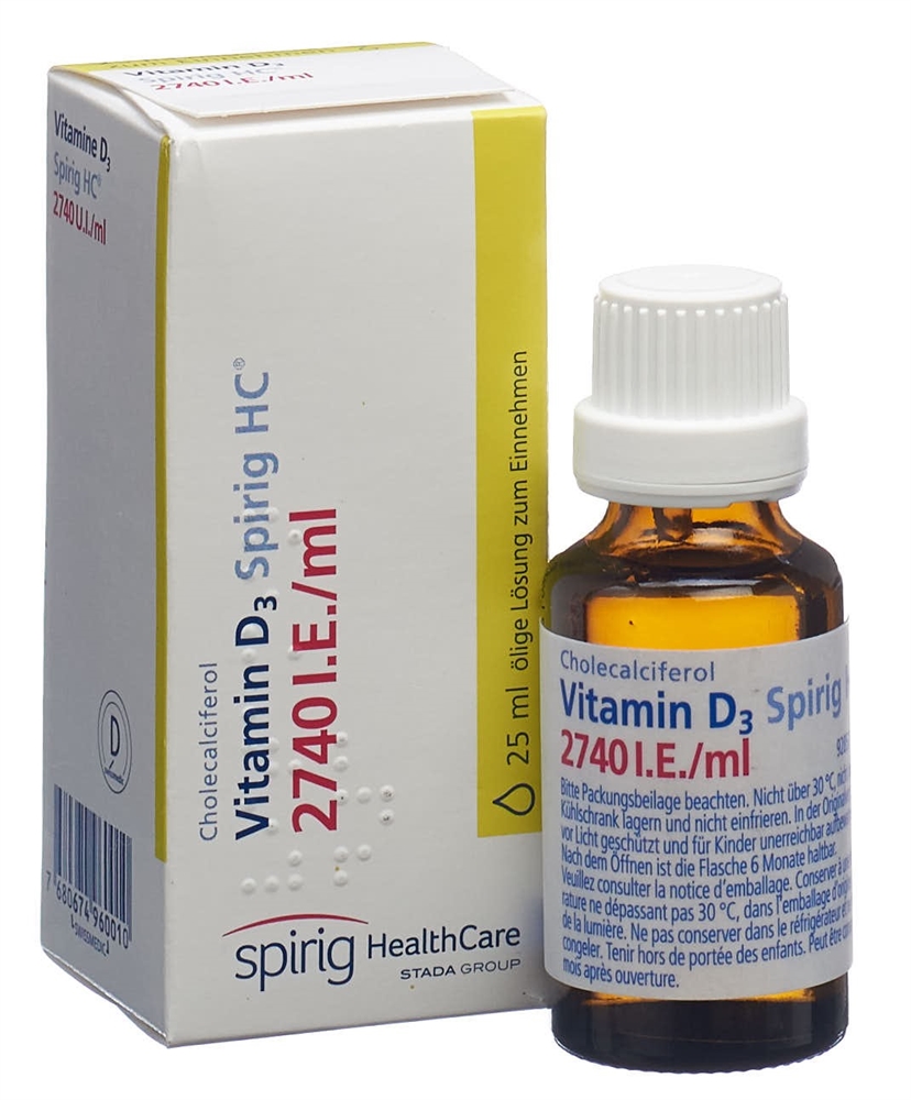 Vitamin D3 Spirig HC 2740 I.E./ml, ölige Lösung zum Einnehmen