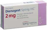 DIENOGEST Spirig HC cpr 2 mg 28 pce
