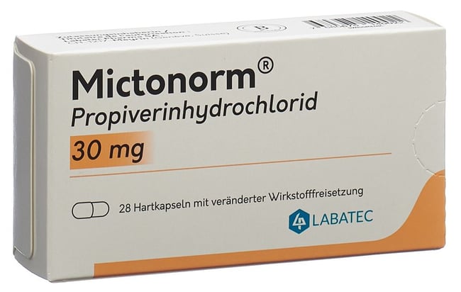 Mictonorm 30 mg, Gélules à libération modifiée